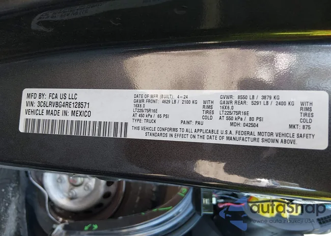 3C6LRVBG4RE128571: 44293063