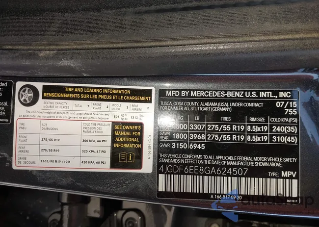 4JGDF6EE8GA624507: 44293079