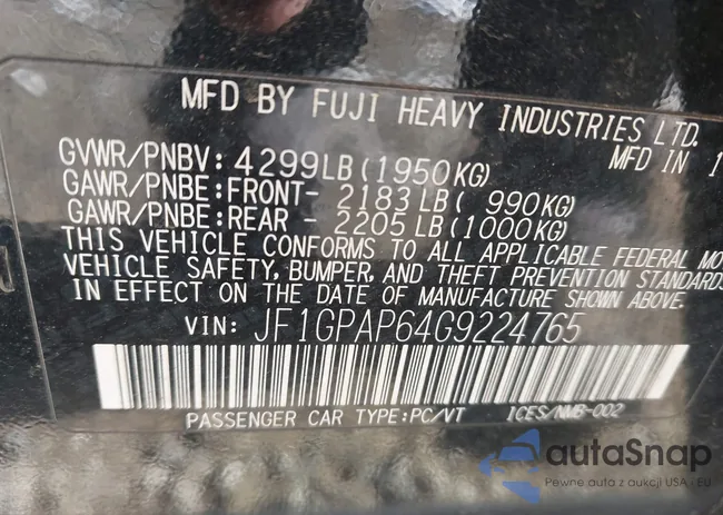 JF1GPAP64G9224765: 44293091