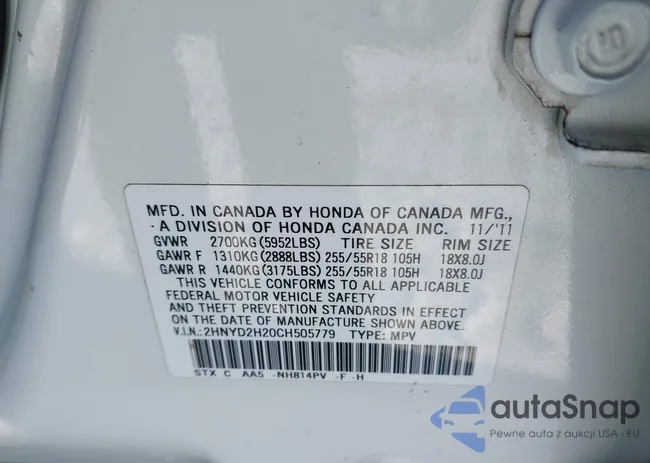 2HNYD2H20CH505779: 44293150