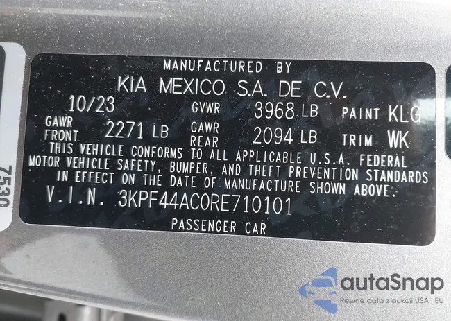 3KPF44AC0RE710101: 44293159