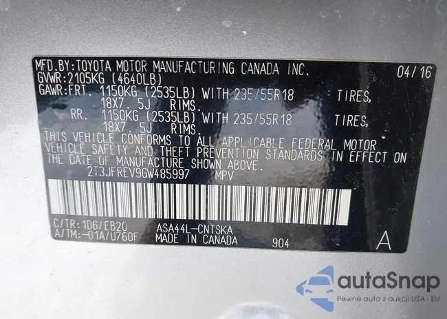 2T3JFREV9GW485997: 44293164