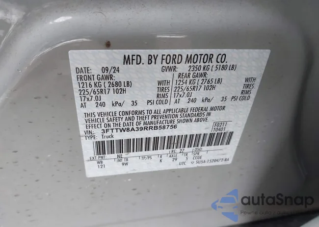 3FTTW8A39RRB58756: 44293377