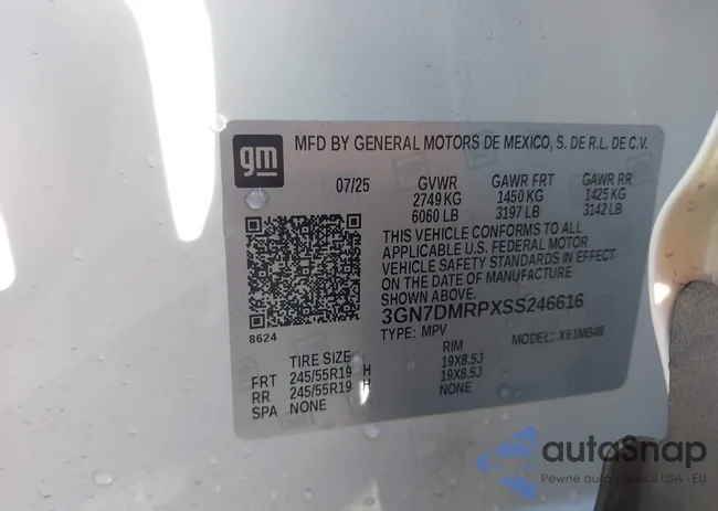 3GN7DMRPXSS246616: 44293523