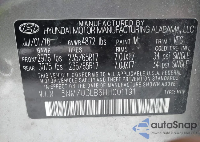 5NMZU3LB6HH001191: 44293548