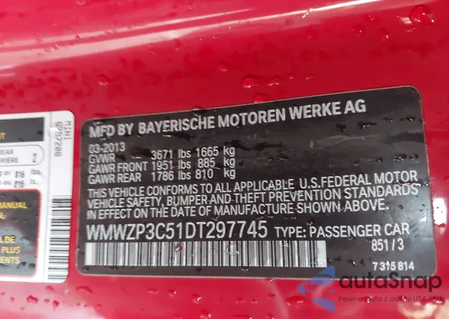 WMWZP3C51DT297745: 44292643