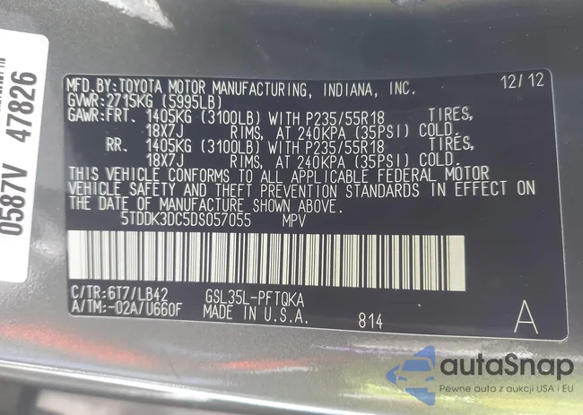 5TDDK3DC5DS057055: 44292646