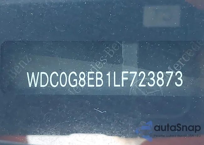 WDC0G8EB1LF723873: 44292732