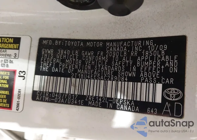 2T1BU4EE5AC289084: 44292850