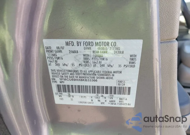 1FMCU59HX8KB33366: 44292858