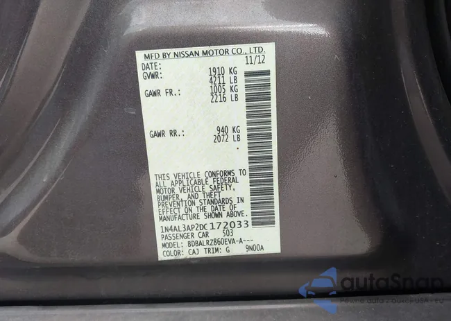 1N4AL3AP2DC172033: 44292893