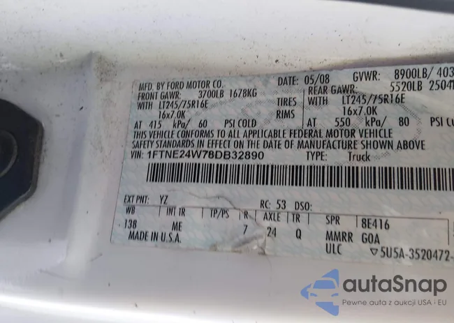 1FTNE24W78DB32890: 44292931