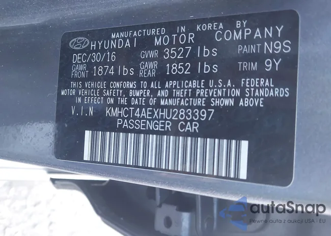 KMHCT4AEXHU283397: 44292980