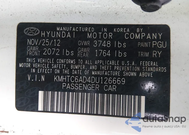 KMHTC6AD4DU126669: 44294064