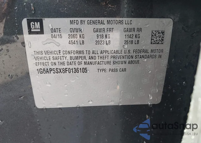 1G6AP5SX8F0136105: 44294087