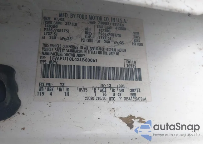 1FMFU18L43LB60061: 44294257