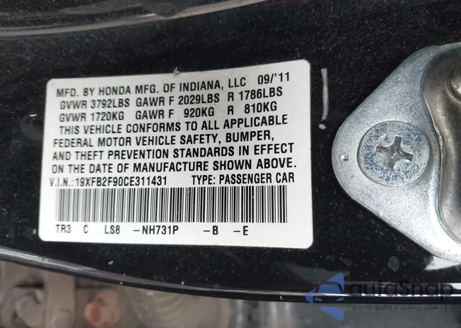 19XFB2F90CE311431: 44294271