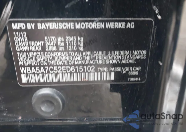 WBA5A7C52ED615102: 44294302