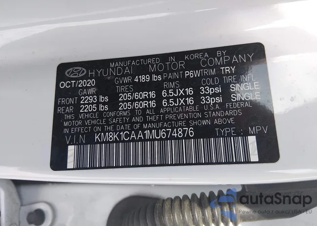 KM8K1CAA1MU674876: 44294323