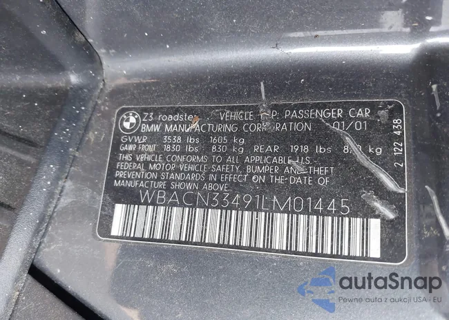 WBACN33491LM01445: 44294353