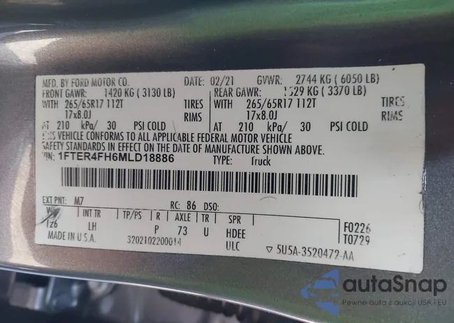 1FTER4FH6MLD18886: 44294593