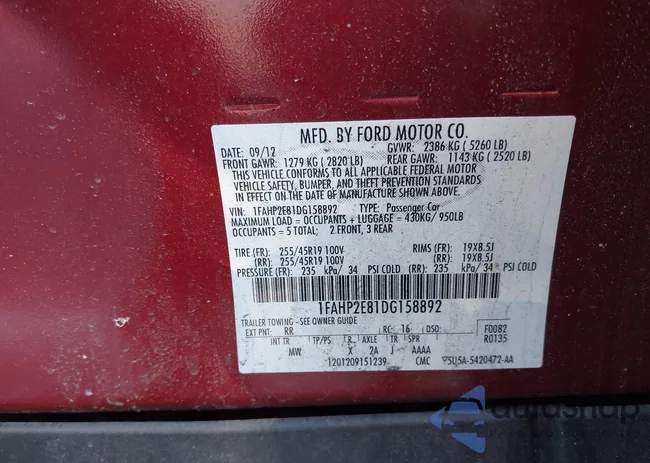 1FAHP2E81DG158892: 44294004