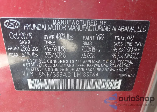 5NMS33AD1LH185764: 44294005