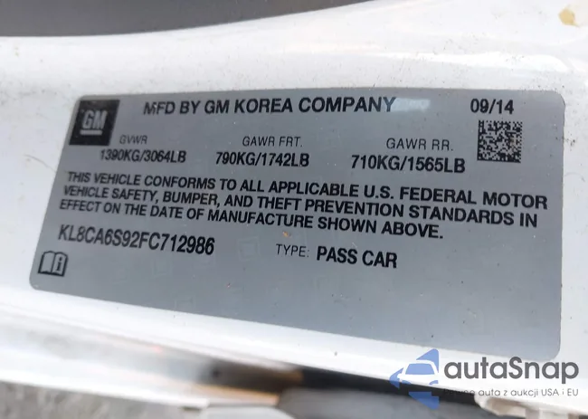 KL8CA6S92FC712986: 44295031