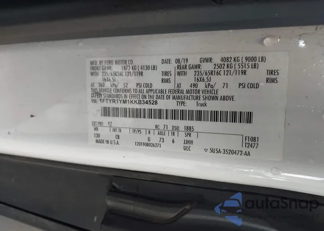 1FTYR1YM1KKB34528: 44295104