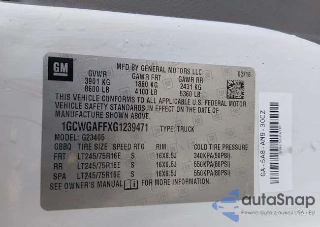 1GCWGAFFXG1239471: 44295157