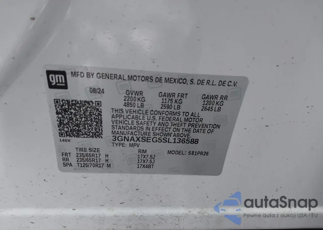 3GNAXSEG5SL136588: 44295223