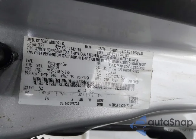 1FADP3K20GL283088: 44295232