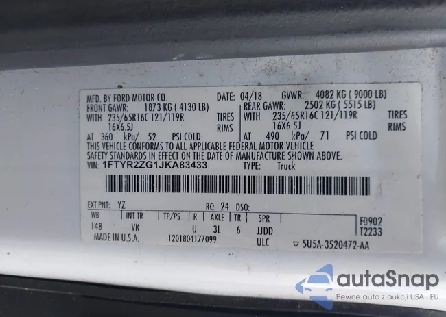 1FTYR2ZG1JKA83433: 44295251