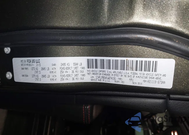 1C4PJMBS4FW674191: 44295333