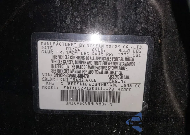 3N1CP5CV5NL480479: 44295347