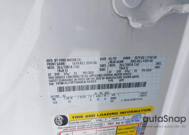 1FMJU1RT6NEA16303: 44295411