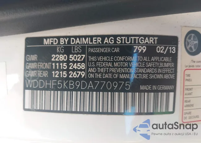 WDDHF5KB9DA770975: 44295451