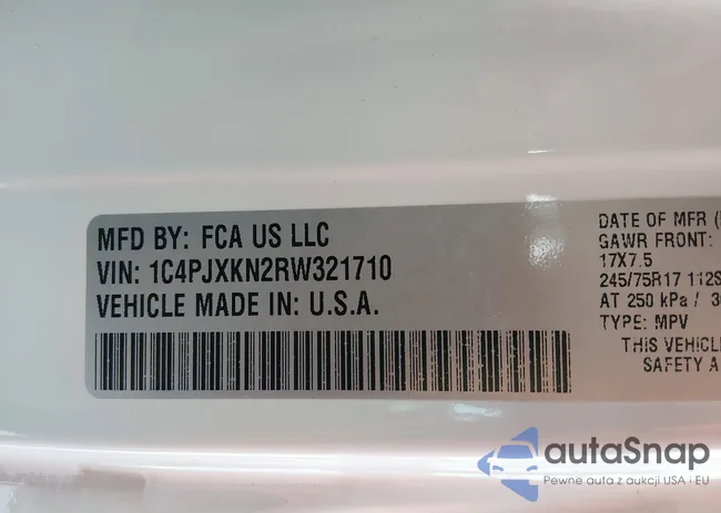 1C4PJXKN2RW321710: 44295498