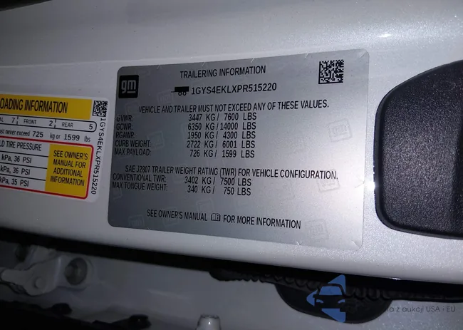 1GYS4EKLXPR515220: 44294756