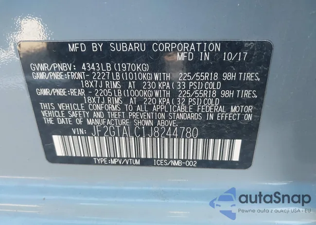 JF2GTALC1J8244780: 44294817