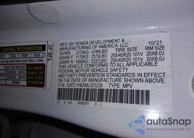 5J8TC1H6XML023228: 44294904