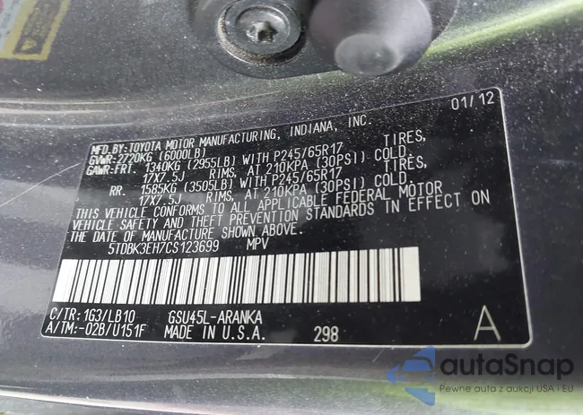 5TDBK3EH7CS123699: 44296028