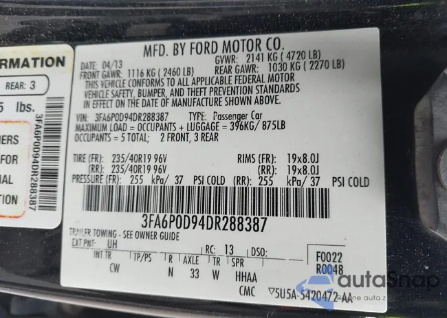 3FA6P0D94DR288387: 44296042