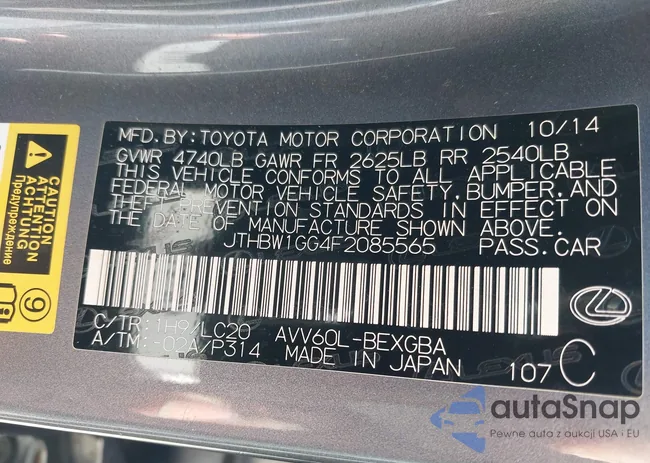 JTHBW1GG4F2085565: 44296069