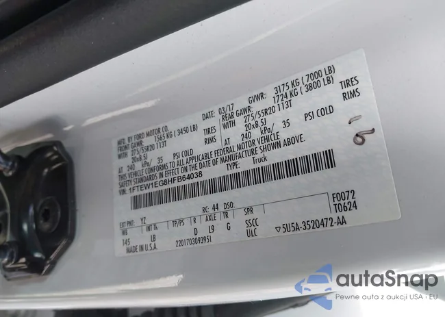 1FTEW1EG8HFB64038: 44296099