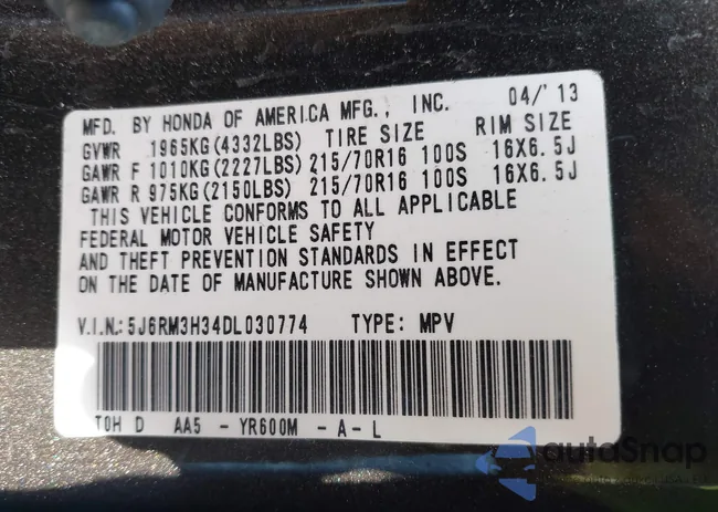 5J6RM3H34DL030774: 44296180