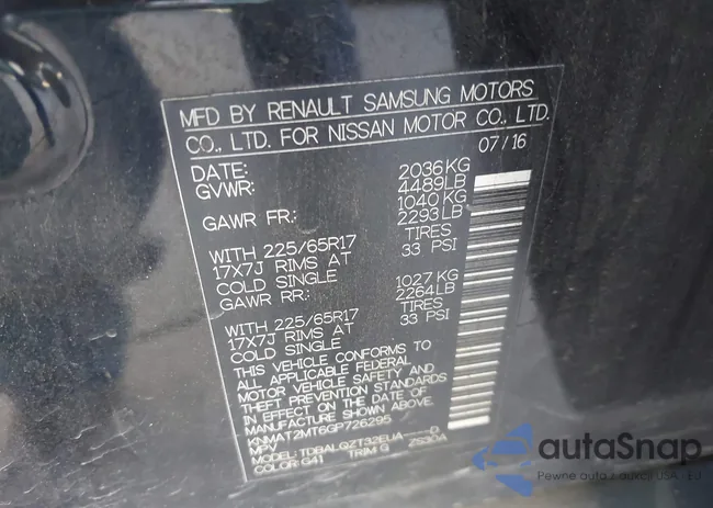 KNMAT2MT6GP726295: 44296188