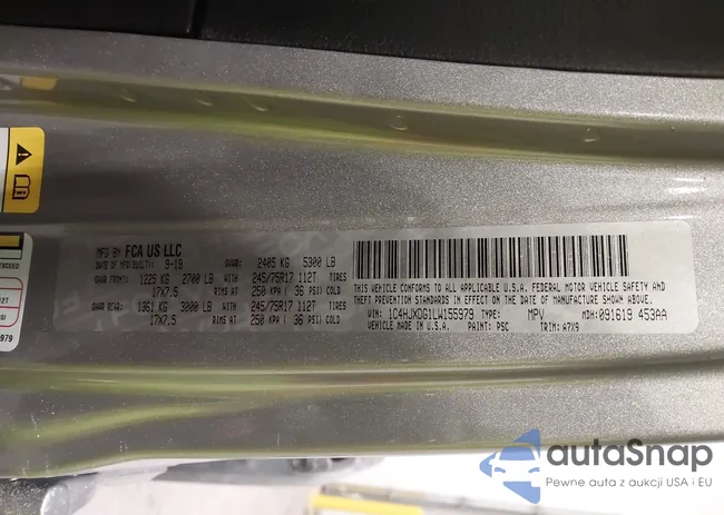 1C4HJXDG1LW155979: 44296229