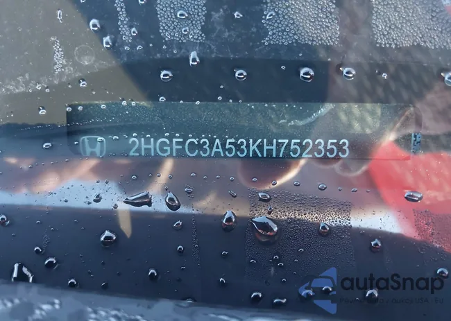 2HGFC3A53KH752353: 44296325