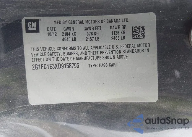 2G1FC1E3XD9158795: 44296382